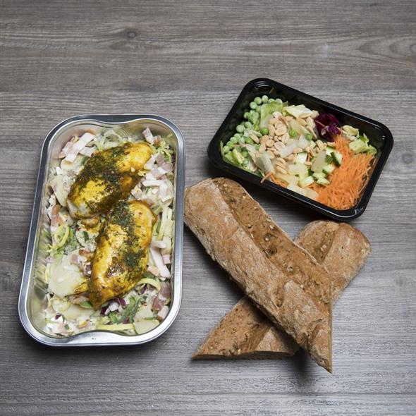 Karrykylling menu På Kartoffelbund