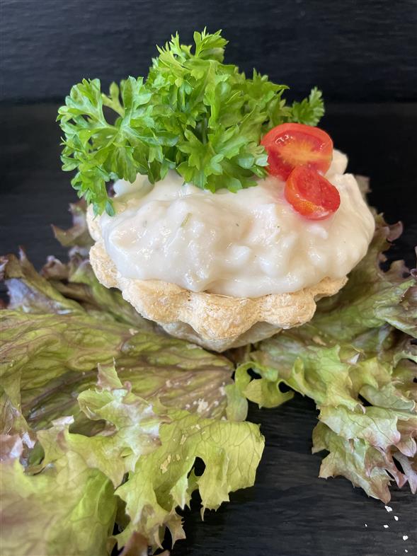 Tarteletter m/høns i asparges