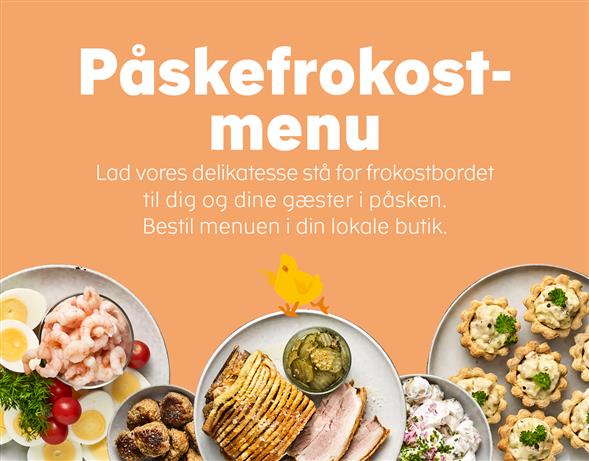 Påskefrokostmenu