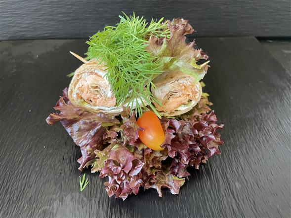 Wraps m/ flødeost og laks